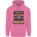 In My Head I'm In My Caravan Caravanning Funny Mens 80% Cotton Hoodie Azelea