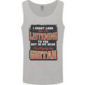 In My Head I'm Playing Guitar Acoustic Electric Mens Vest Tank Top Sports Grey