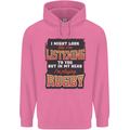 In My Head I'm Playing Rugby Funny Mens 80% Cotton Hoodie Azelea