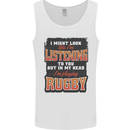 In My Head I'm Playing Rugby Funny Mens Vest Tank Top White