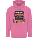 In My Head I'm Riding My Motorbike Biker Mens 80% Cotton Hoodie Azelea