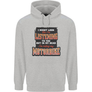 In My Head I'm Riding My Motorbike Biker Mens 80% Cotton Hoodie Sports Grey