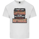 In My Head I'm Riding My Motorbike Biker Mens Cotton T-Shirt Tee Top White