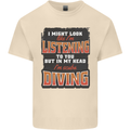 In My Head I'm Scuba Diving Diver Funny Mens Cotton T-Shirt Tee Top Natural