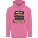 In My Head I'm Watching Football Funny Mens 80% Cotton Hoodie Azelea