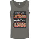 In My Head I've Gone Rock Climbing Climber Mens Vest Tank Top Charcoal
