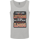In My Head I've Gone Rock Climbing Climber Mens Vest Tank Top Sports Grey
