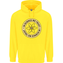 In Science We Trust Physics Geek Nerd Childrens Kids Hoodie Yellow