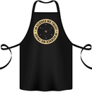 In Science We Trust Physics Geek Nerd Cotton Apron 100% Organic Black