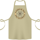 In Science We Trust Physics Geek Nerd Cotton Apron 100% Organic Khaki