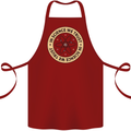 In Science We Trust Physics Geek Nerd Cotton Apron 100% Organic Maroon