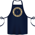 In Science We Trust Physics Geek Nerd Cotton Apron 100% Organic Navy Blue