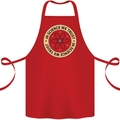 In Science We Trust Physics Geek Nerd Cotton Apron 100% Organic Red