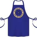 In Science We Trust Physics Geek Nerd Cotton Apron 100% Organic Royal Blue