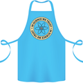 In Science We Trust Physics Geek Nerd Cotton Apron 100% Organic Turquoise