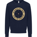 In Science We Trust Physics Geek Nerd Kids Sweatshirt Jumper Navy Blue