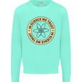 In Science We Trust Physics Geek Nerd Kids Sweatshirt Jumper Peppermint