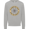 In Science We Trust Physics Geek Nerd Kids Sweatshirt Jumper Sports Grey