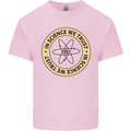 In Science We Trust Physics Geek Nerd Kids T-Shirt Childrens Light Pink