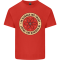 In Science We Trust Physics Geek Nerd Kids T-Shirt Childrens Red