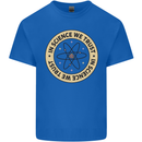 In Science We Trust Physics Geek Nerd Kids T-Shirt Childrens Royal Blue