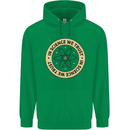 In Science We Trust Physics Geek Nerd Mens 80% Cotton Hoodie Irish Green