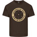 In Science We Trust Physics Geek Nerd Mens Cotton T-Shirt Tee Top Dark Chocolate