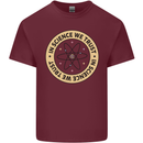 In Science We Trust Physics Geek Nerd Mens Cotton T-Shirt Tee Top Maroon