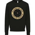In Science We Trust Physics Geek Nerd Mens Sweatshirt Jumper Black