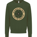 In Science We Trust Physics Geek Nerd Mens Sweatshirt Jumper Forest Green