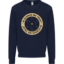 In Science We Trust Physics Geek Nerd Mens Sweatshirt Jumper Navy Blue