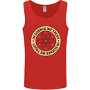 In Science We Trust Physics Geek Nerd Mens Vest Tank Top Red