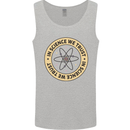 In Science We Trust Physics Geek Nerd Mens Vest Tank Top Sports Grey