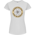 In Science We Trust Physics Geek Nerd Womens Petite Cut T-Shirt White