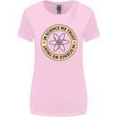 In Science We Trust Physics Geek Nerd Womens Wider Cut T-Shirt Light Pink