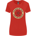 In Science We Trust Physics Geek Nerd Womens Wider Cut T-Shirt Red