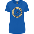 In Science We Trust Physics Geek Nerd Womens Wider Cut T-Shirt Royal Blue