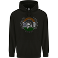 India Bodybuilding Flag Gym Training Indian Childrens Kids Hoodie Black