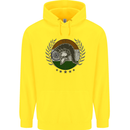 India Bodybuilding Flag Gym Training Indian Childrens Kids Hoodie Yellow