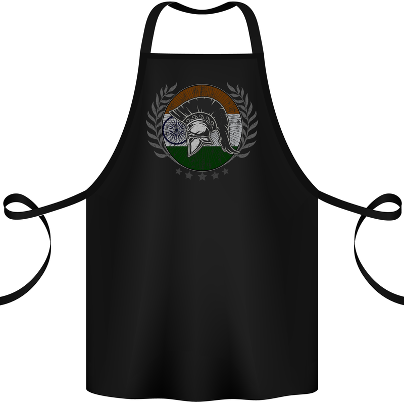 India Bodybuilding Flag Gym Training Indian Cotton Apron 100% Organic Black