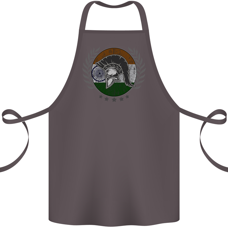 India Bodybuilding Flag Gym Training Indian Cotton Apron 100% Organic Dark Grey