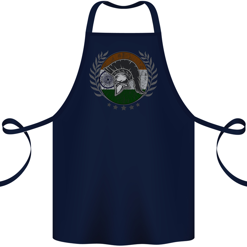 India Bodybuilding Flag Gym Training Indian Cotton Apron 100% Organic Navy Blue