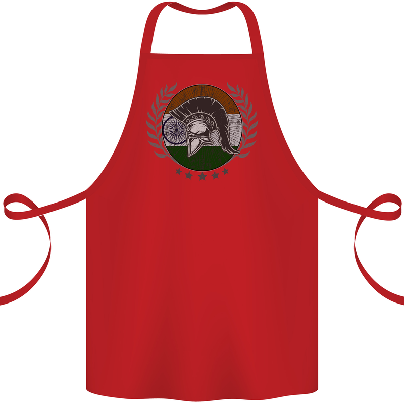 India Bodybuilding Flag Gym Training Indian Cotton Apron 100% Organic Red