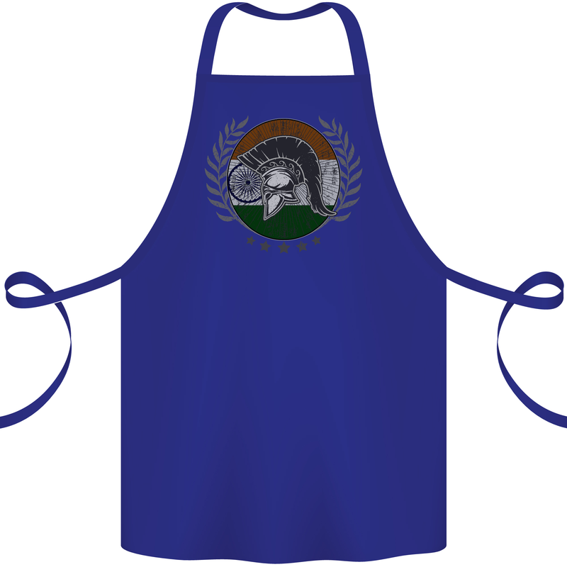 India Bodybuilding Flag Gym Training Indian Cotton Apron 100% Organic Royal Blue