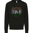 India Bodybuilding Flag Gym Training Indian Kids Sweatshirt Jumper Black