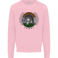 India Bodybuilding Flag Gym Training Indian Kids Sweatshirt Jumper Light Pink