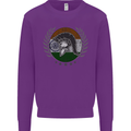 India Bodybuilding Flag Gym Training Indian Kids Sweatshirt Jumper Purple