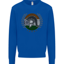 India Bodybuilding Flag Gym Training Indian Kids Sweatshirt Jumper Royal Blue