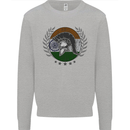 India Bodybuilding Flag Gym Training Indian Kids Sweatshirt Jumper Sports Grey