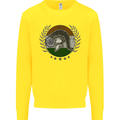 India Bodybuilding Flag Gym Training Indian Kids Sweatshirt Jumper Yellow